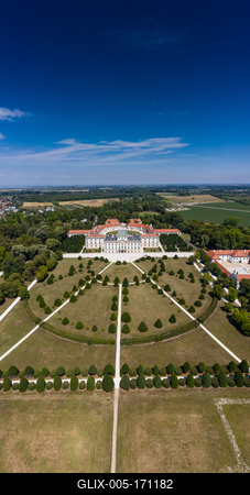 Beautiful Eszterhazy Castle in Fertod, Hungary-stock-foto