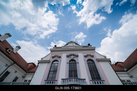 Grassalkovich Royal castle in Godollo, Hungary-stock-foto