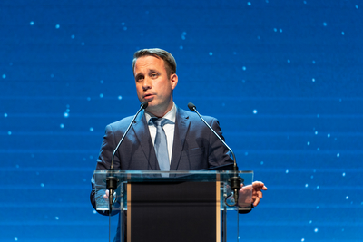 BUDAPEST - DECEMBER 1: Magyarorszag 365 photo contest award ceremony at Eiffel Muhelyhaz, Budapest on 1 December 2022 in Budapest, Hungary.-stock-foto