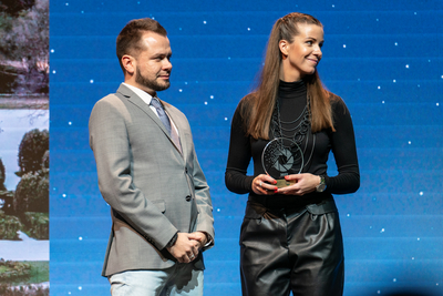 BUDAPEST - DECEMBER 1: Magyarorszag 365 photo contest award ceremony at Eiffel Muhelyhaz, Budapest on 1 December 2022 in Budapest, Hungary.-stock-foto