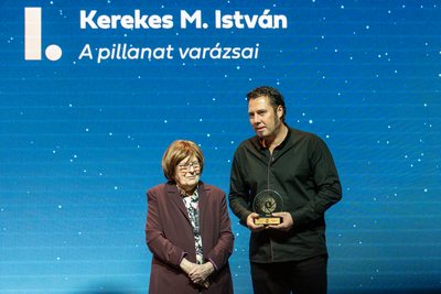 BUDAPEST - DECEMBER 1: Magyarorszag 365 photo contest award ceremony at Eiffel Muhelyhaz, Budapest on 1 December 2022 in Budapest, Hungary.-stock-foto