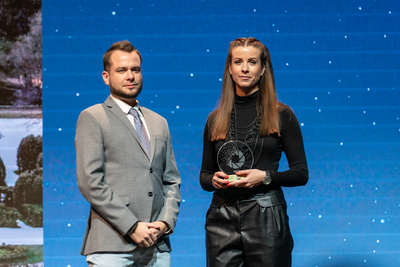 BUDAPEST - DECEMBER 1: Magyarorszag 365 photo contest award ceremony at Eiffel Muhelyhaz, Budapest on 1 December 2022 in Budapest, Hungary.-stock-foto