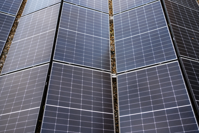 solar panels for alternative energy-stock-foto