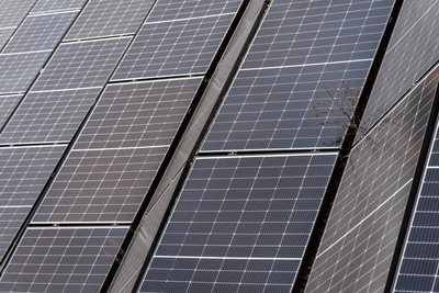 solar panels for alternative energy-stock-foto