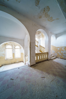 Abandoned army fort in Hajmasker, Hungary-stock-foto