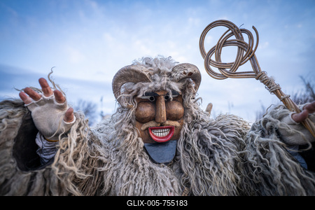 MOHACS, HUNGARY - FEBRUARY 15: Busojaras carnival. February 15, 2026 in Mohacs, Hungary.-stock-foto