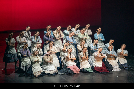BUDAPEST, HUNGARY - JAN 12: Dancers from Bartók Műhely tánccsoport are featured in  Nemzeti Szinhaz. Jan 12, 2026 in Budapest Hungary-stock-foto