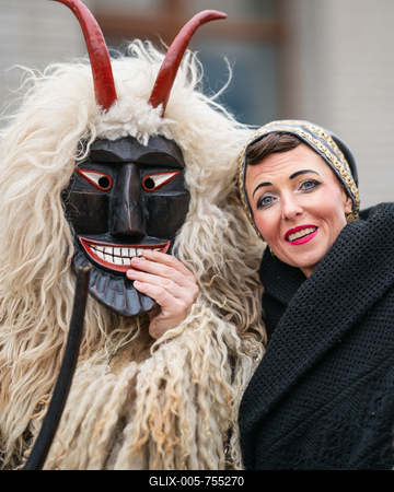 MOHACS, HUNGARY - FEBRUARY 15: Busojaras carnival. February 15, 2026 in Mohacs, Hungary.-stock-foto