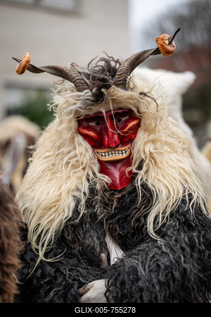 MOHACS, HUNGARY - FEBRUARY 15: Busojaras carnival. February 15, 2026 in Mohacs, Hungary.-stock-foto