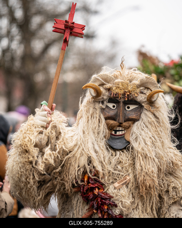 MOHACS, HUNGARY - FEBRUARY 15: Busojaras carnival. February 15, 2026 in Mohacs, Hungary.-stock-foto