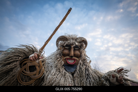 MOHACS, HUNGARY - FEBRUARY 15: Busojaras carnival. February 15, 2026 in Mohacs, Hungary.-stock-foto