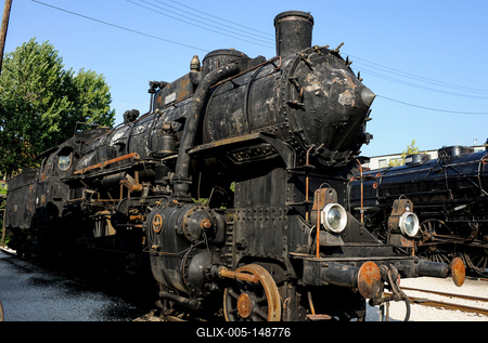 150 éves a MÁV,  Nemzetközi Jármûparádé a Vasúttörténeti Parkban,   2018. szeptember 8-án és 9-én többtonnás vasparipák mutatkoztak be és versenyeztek egymással a Vasúttörténeti Parkban-stock-foto
