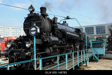 150 éves a MÁV,  Nemzetközi Jármûparádé a Vasúttörténeti Parkban,   2018. szeptember 8-án és 9-én többtonnás vasparipák mutatkoztak be és versenyeztek egymással a Vasúttörténeti Parkban-stock-foto