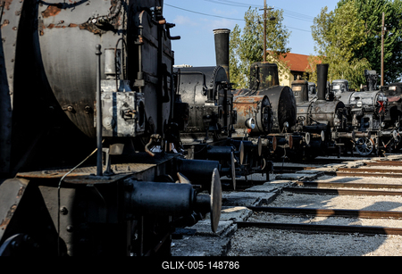 150 éves a MÁV,  Nemzetközi Jármûparádé a Vasúttörténeti Parkban,   2018. szeptember 8-án és 9-én többtonnás vasparipák mutatkoztak be és versenyeztek egymással a Vasúttörténeti Parkban-stock-foto