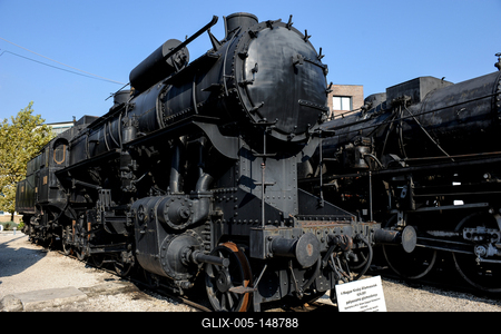 150 éves a MÁV,  Nemzetközi Jármûparádé a Vasúttörténeti Parkban,   2018. szeptember 8-án és 9-én többtonnás vasparipák mutatkoztak be és versenyeztek egymással a Vasúttörténeti Parkban-stock-foto