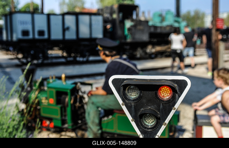 150 éves a MÁV,  Nemzetközi Jármûparádé a Vasúttörténeti Parkban,   2018. szeptember 8-án és 9-én többtonnás vasparipák mutatkoztak be és versenyeztek egymással a Vasúttörténeti Parkban-stock-foto