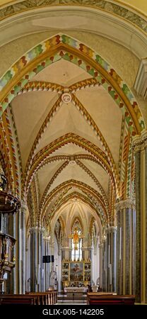 Budapest-Belvárosi Nagyboldogasszony Főplébánia-templom-stock-foto