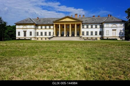 Dég, Festetics kastély-stock-foto