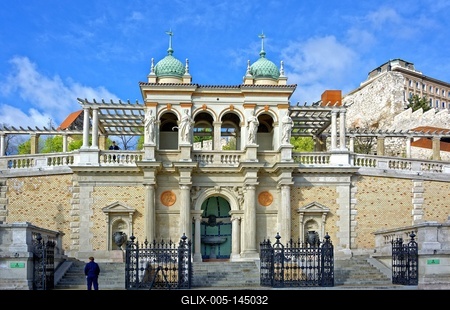 Várkert Bazár Budapesten-stock-foto