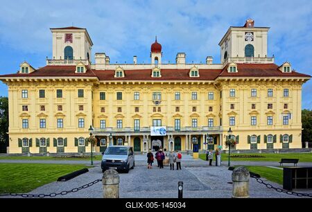 Eszterházy kastély Kismarton, Eisenstadt-stock-foto