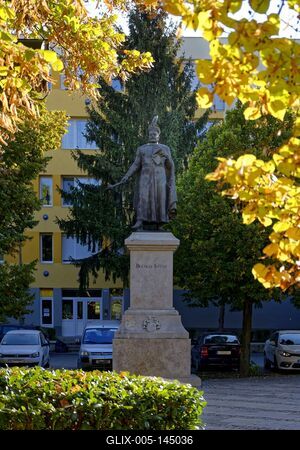 Hajdúnánás, Bocskai István szobor-stock-foto