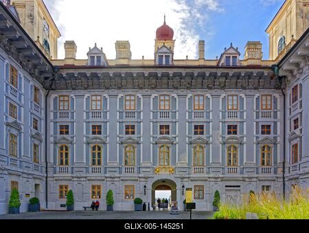 Eszterházy kastély, Kismarton-stock-foto