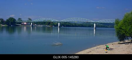 Mária Valéria híd, Esztergom-stock-foto