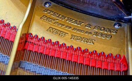 Steinway & Sons zongora-stock-foto