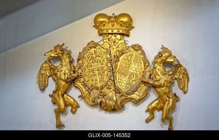 Esterházy címer-stock-foto