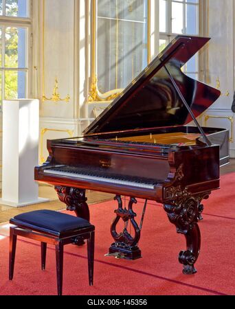 Steinway & Sons zongora-stock-foto