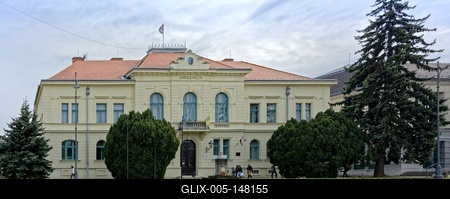 Szécsény, Városháza-stock-foto