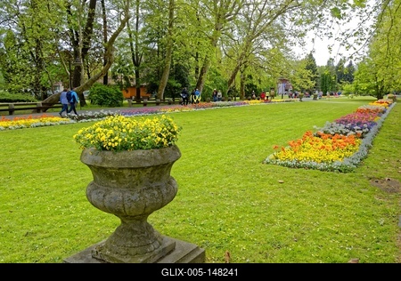 Hévíz tófürdő, Dr, Schulhof Vilmos sétány-stock-foto