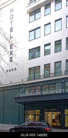 Hotel Exe Danube Budapest-stock-foto