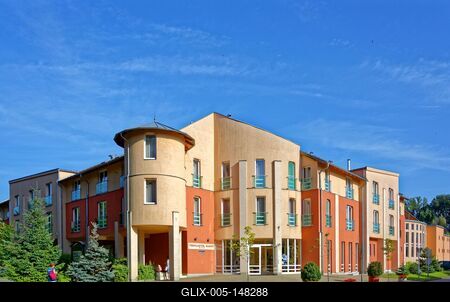 Termálhotel Martfű-stock-foto