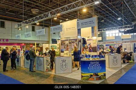 Utazás kiállítás 2017, Bács kiskún megye-stock-foto