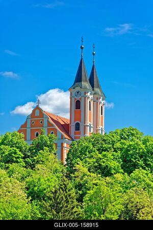 Máriagyűd, Bazilika-stock-foto
