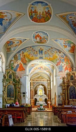 Máriagyűd, Bazilika-stock-foto