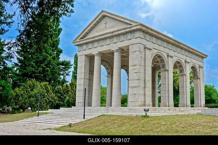 Keszthely, Festetics mauzóleum-stock-foto