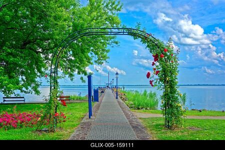 Balatongyörök-stock-foto