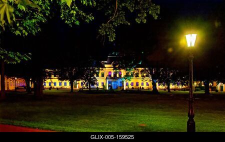 Harruckern-Wenckheim-Almásy-kastély, Gyula-stock-foto