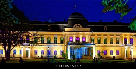 Harruckern-Wenckheim-Almásy-kastély, Gyula-stock-foto