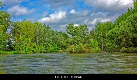 Szigetköz Natúrpark-stock-foto