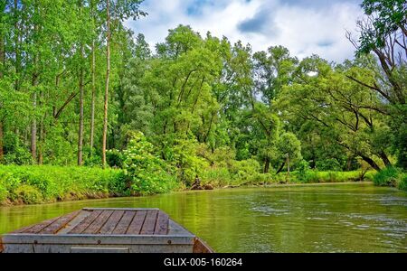 Szigetköz Natúrpark-stock-foto