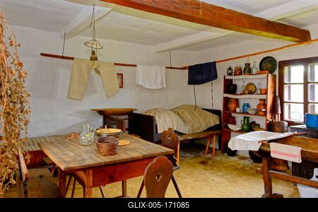 Őrségi Népi Műemlékegyüttes, Szalafő - Pityerszer-stock-foto