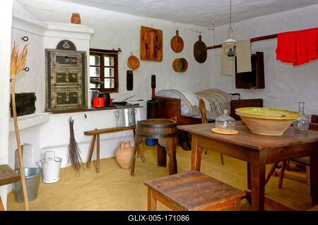 Őrségi Népi Műemlékegyüttes, Szalafő - Pityerszer-stock-foto