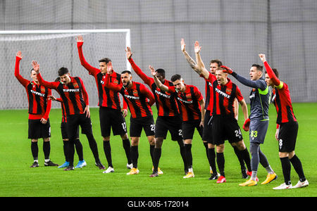 Honvéd FC-ZTE (2-2)-stock-foto