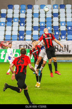 Honvéd FC-ZTE (2-2)-stock-foto