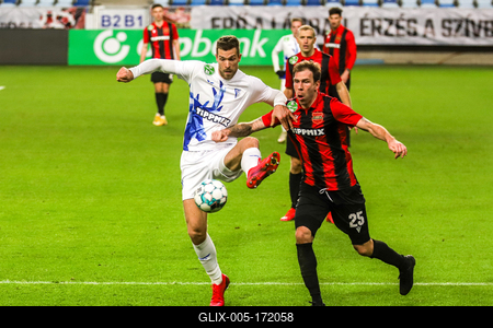 Honvéd FC-ZTE (2-2)-stock-foto