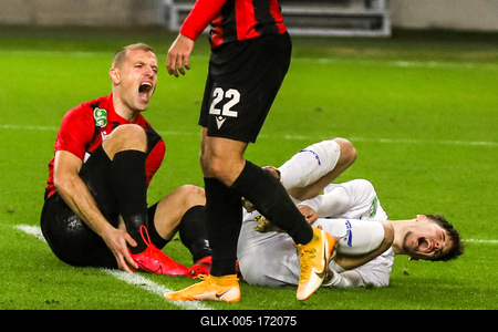 Honvéd FC-ZTE (2-2)-stock-foto