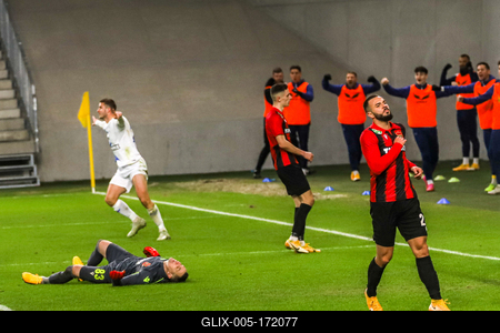 Honvéd FC-ZTE (2-2)-stock-foto